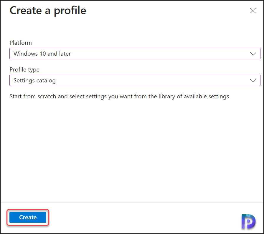 Create Configuration Profile to Configure Time Zone using Intune