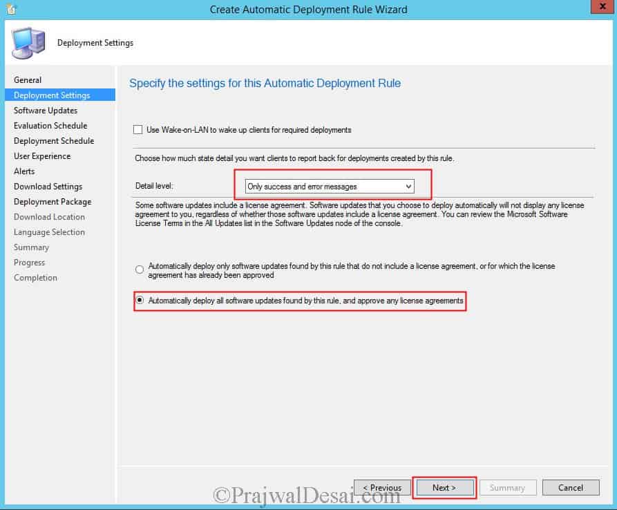 Create Automatic Deployment Rule In SCCM 2012 R2