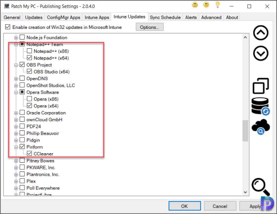 Create Win32 Applications using Patch My PC