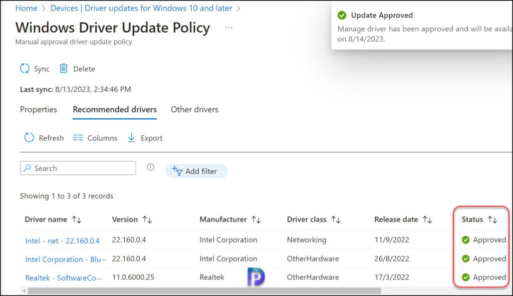 Approve Windows Drivers: Manage Windows Driver Updates with Intune