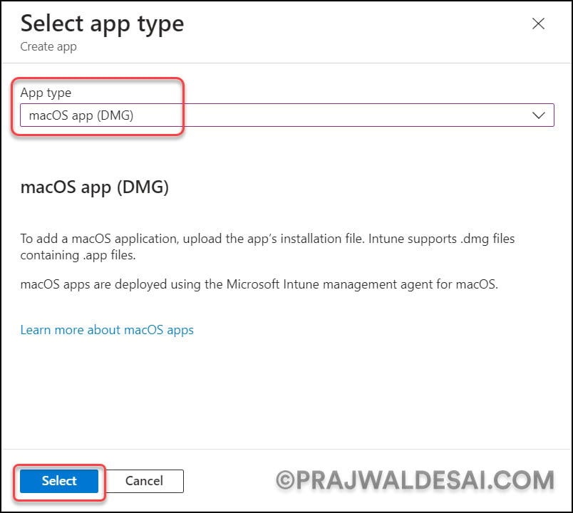 Add Citrix Workspace MacOS DMG App in Intune