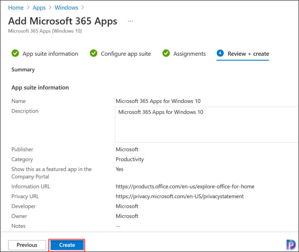 Deploy Microsoft 365 Apps with Intune