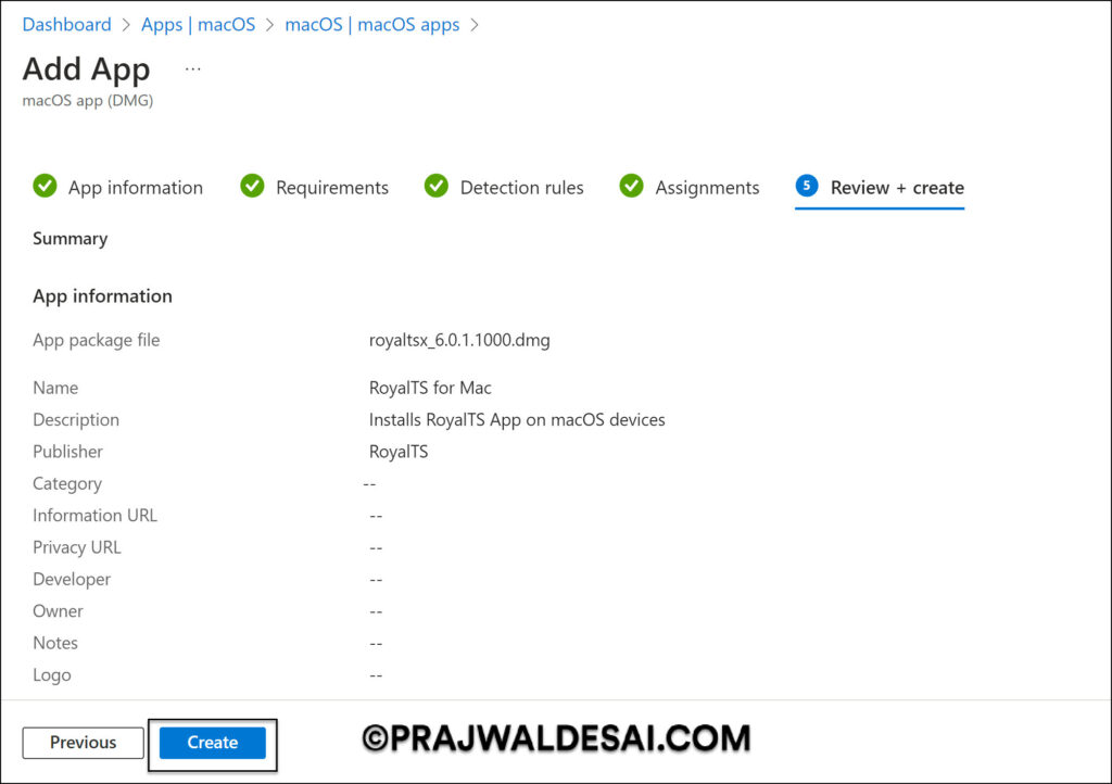 Deploy Royal TS for macOS using Intune