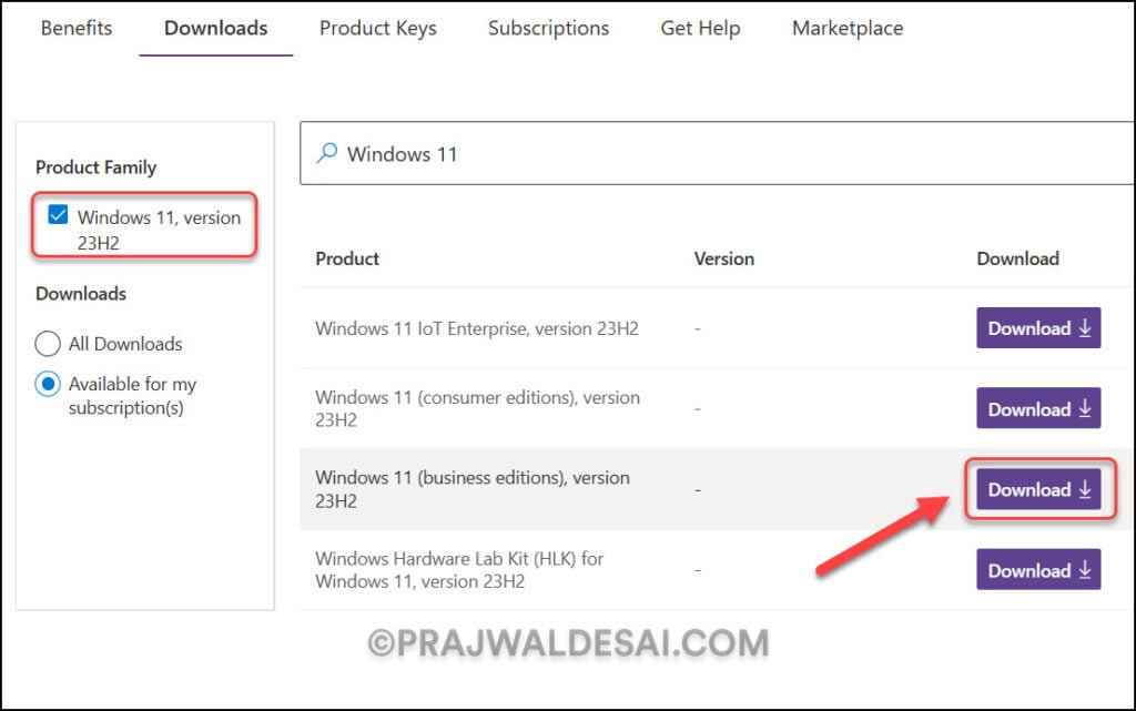 Download Windows 11 23H2 ISO