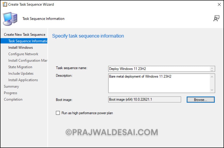 Specify Windows 11 23H2 OS details