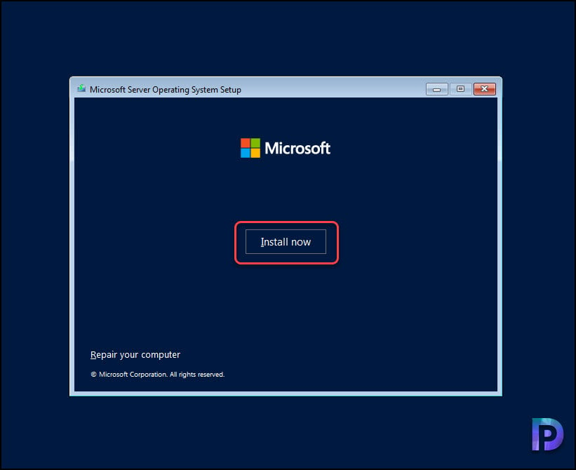 Configure Windows Server 2022 Core Installation