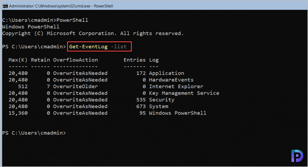 Read Event Viewer Logs on Windows Server Core