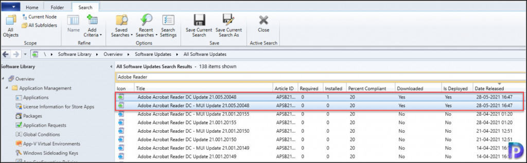 Adobe Reader Updates in SCCM