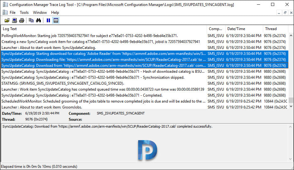 SCCM Third-party software updates Log Files