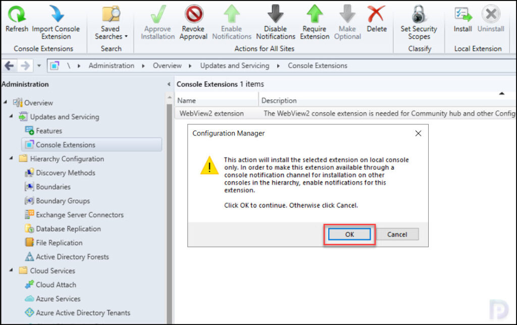 Install SCCM Console Extensions