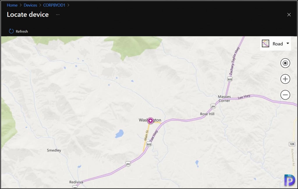 Locate Device with Microsoft Intune