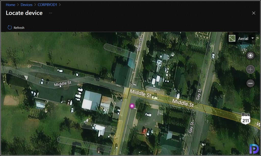 Locate Device with Microsoft Intune