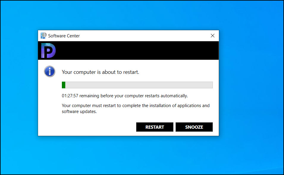 Restart Windows Devices from SCCM Console