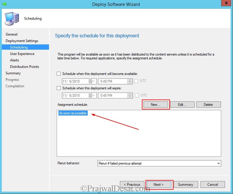 Deploy the Task Sequence to Rollback a Patch