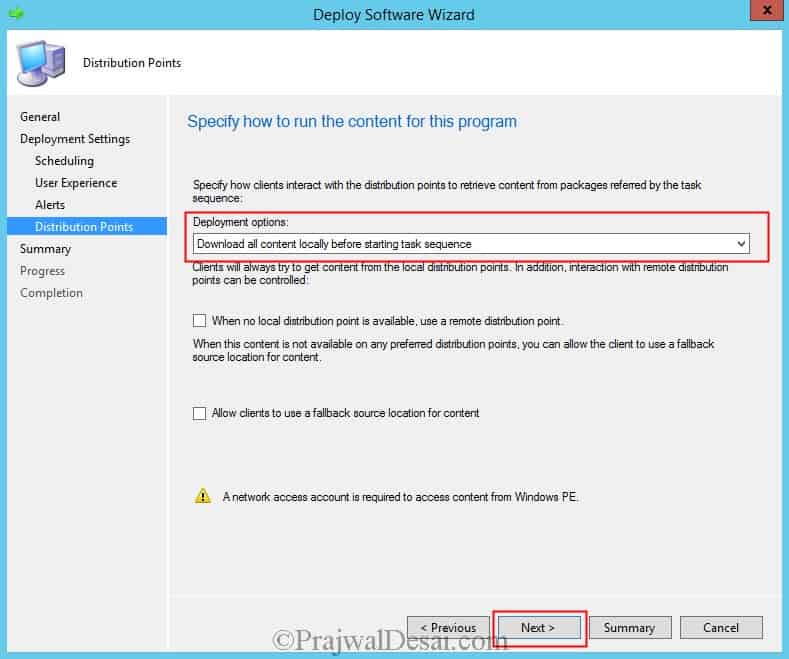 Deploy the Task Sequence to Rollback a Patch