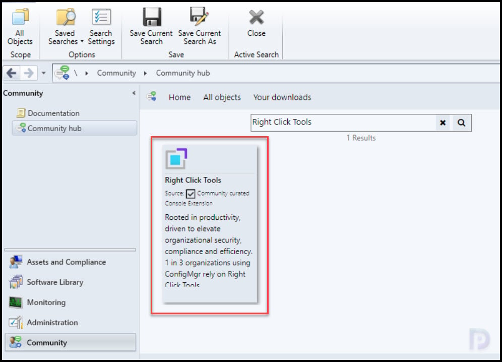 Download Right Click Tools Console Extension from Community Hub