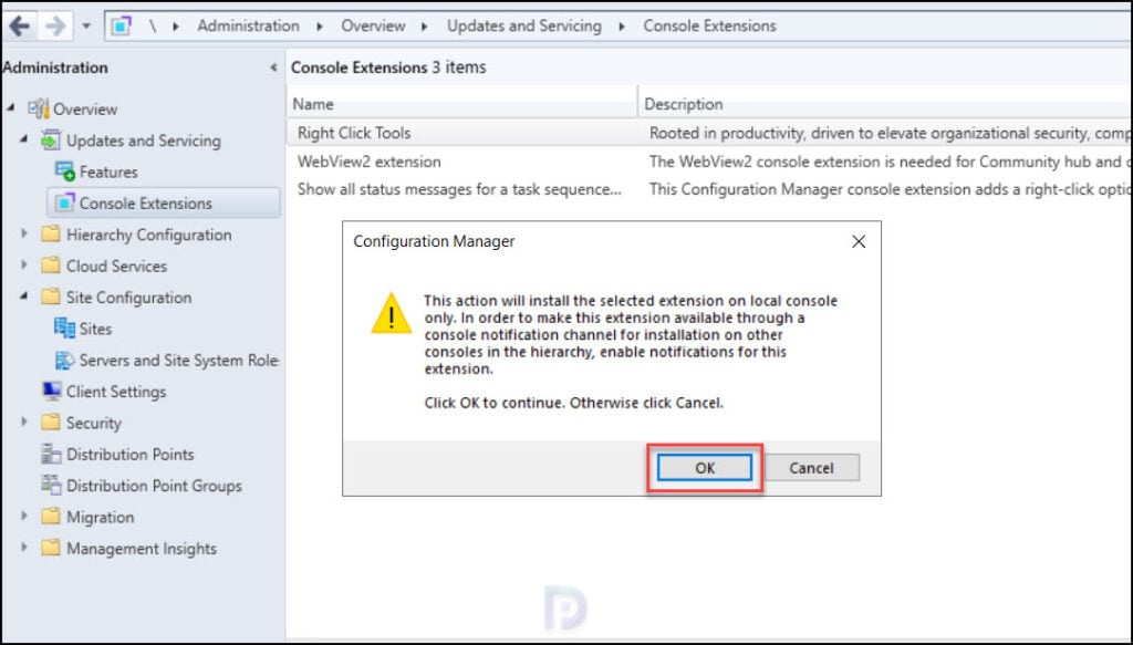 Install Right Click Tools SCCM Console Extension