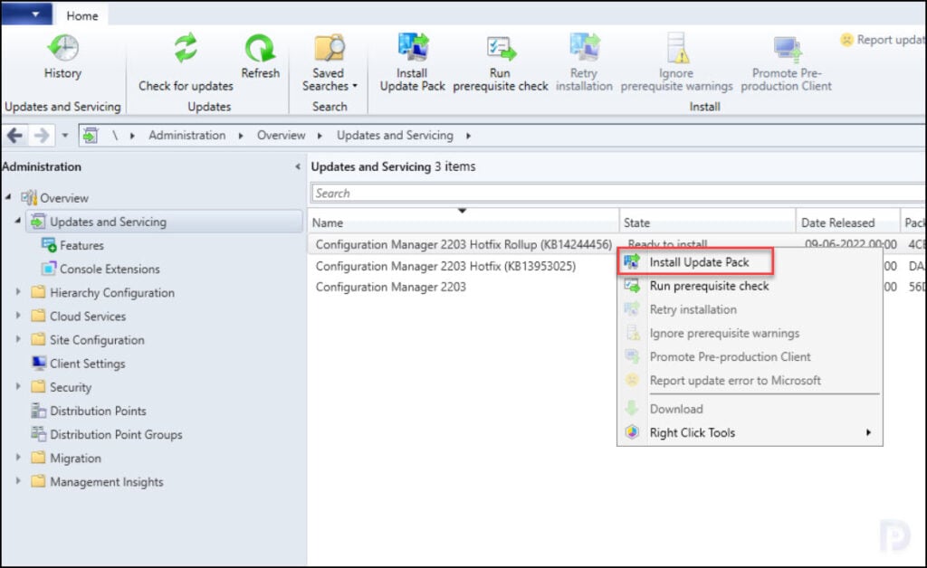 SCCM 2203 KB14244456 Hotfix