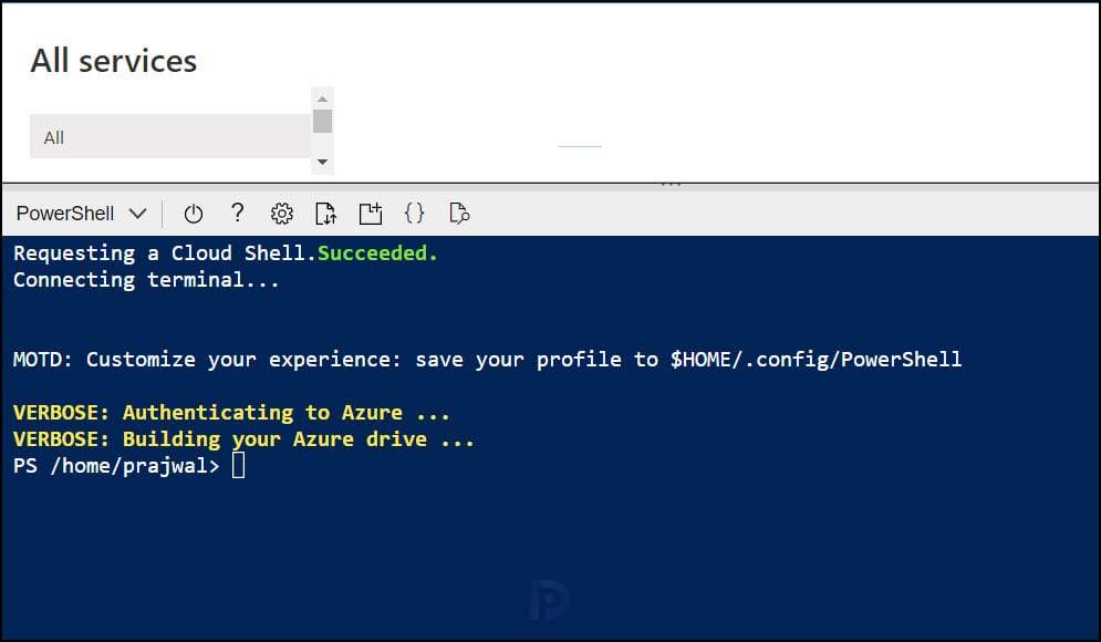 Connect to Azure Cloud Shell
