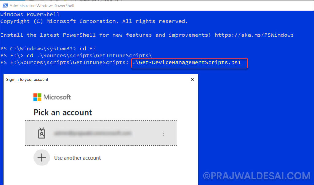 Run the Get-DeviceManagementScripts - get back your Intune PowerShell Scripts
