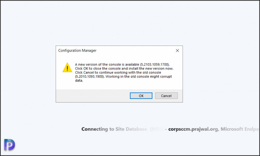 Configuration Manager 2103 Console Upgrade