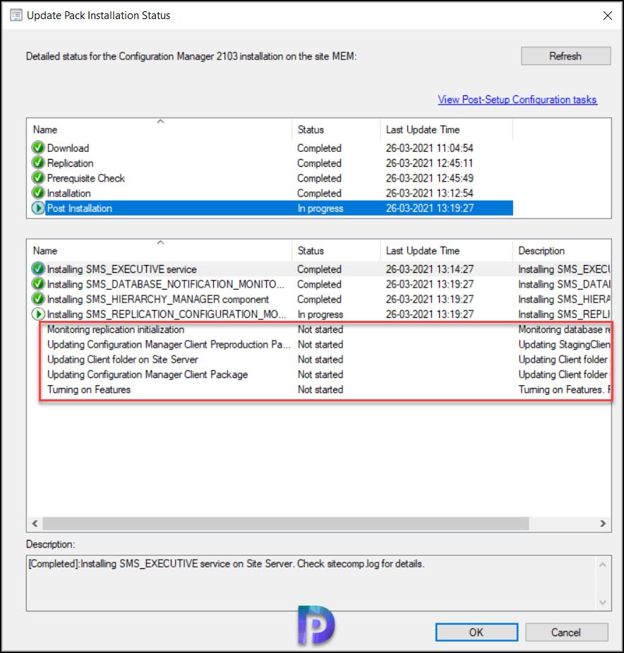 SCCM 2103 Upgrade Post Installation Tasks