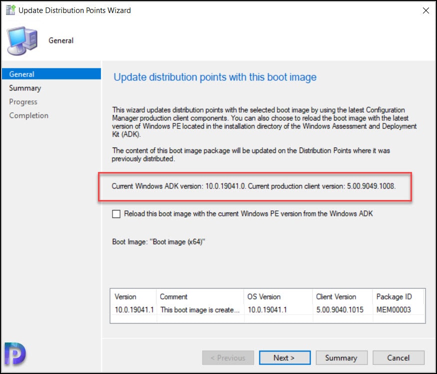 Update Configuration Manager 2103 Boot Images