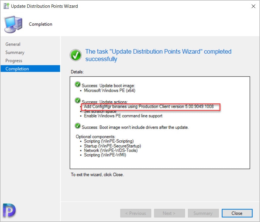 Update Configuration Manager 2103 Boot Images
