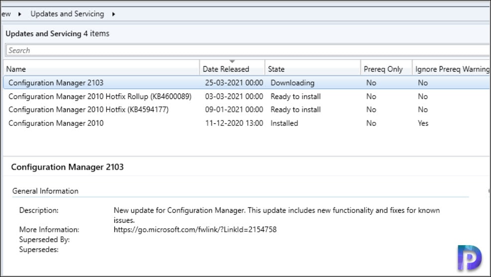 Install Configuration Manager 2010 Hotfixes or Skip