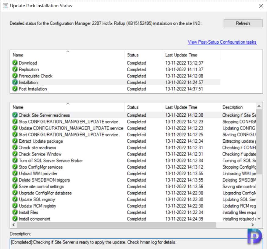 Monitor the KB15152495 Hotfix Update Rollup Installation Progress