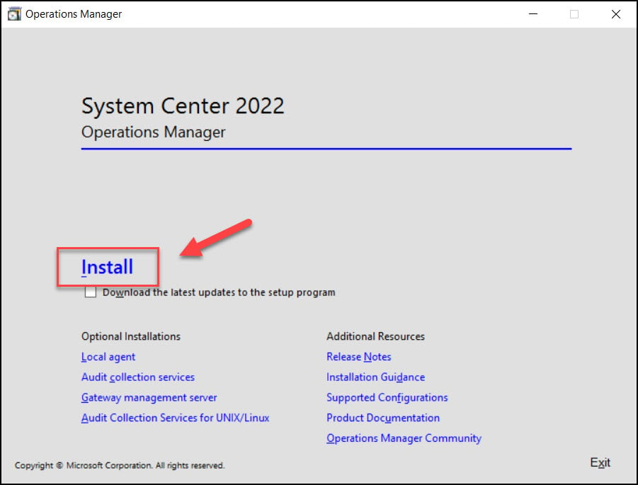 Install SCOM 2022 | Operations Manager 2022