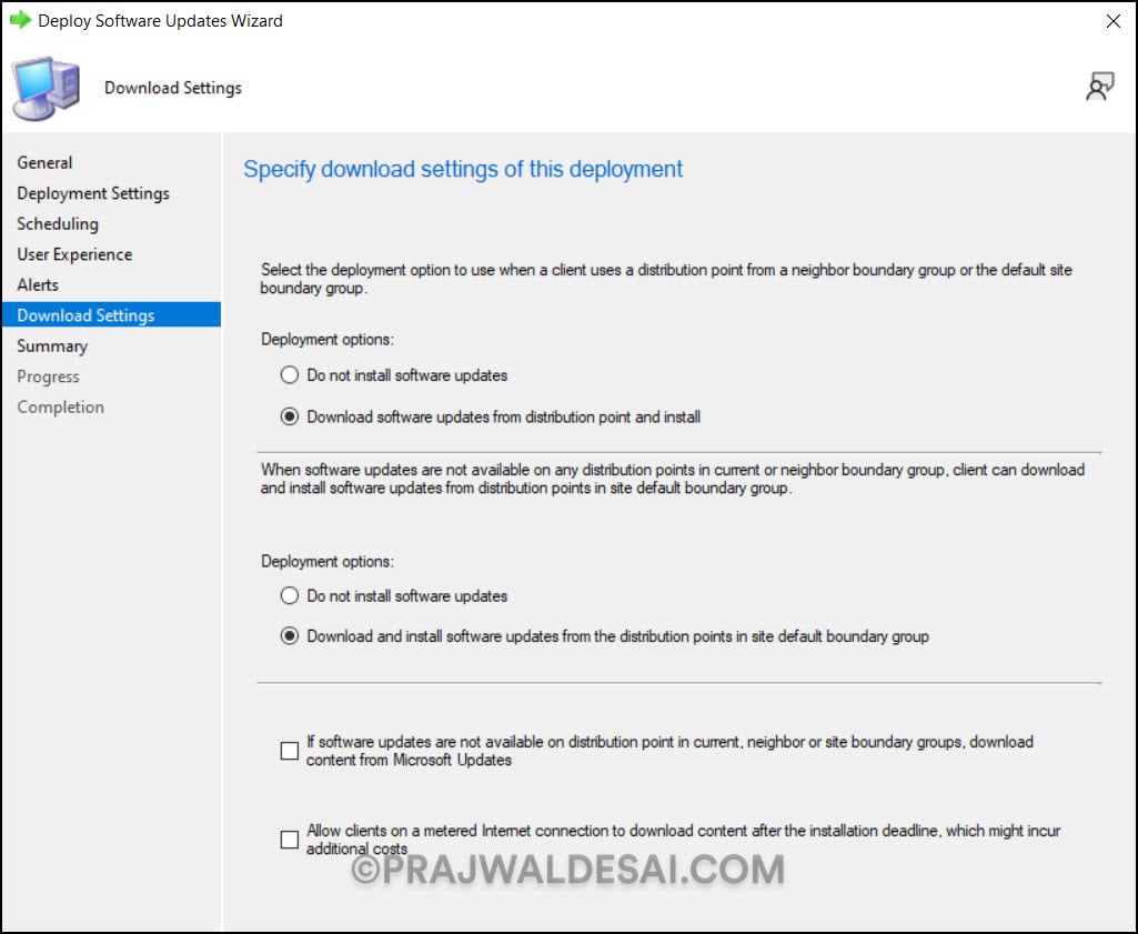 Specify Windows 11 23H2 Update Download Settings