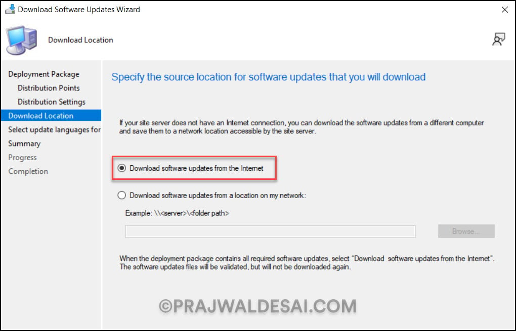 Specify Download Location of Windows 11 23H2 Updates