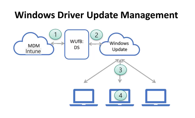 Intune Windows Driver Update Management Architecture