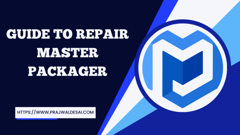 Repair Master Packager – A Step-by-Step Guide