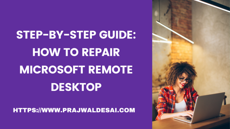 3 Proven Ways to Repair Remote Desktop Client