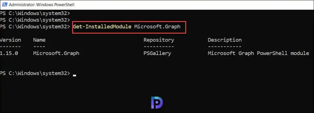 Verify Microsoft Graph Install | Windows 365 Audit Logs