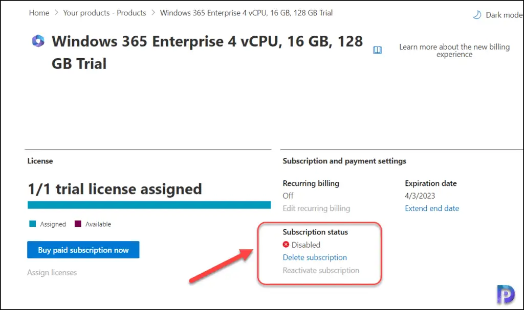 Windows 365 Subscription Expired | Can't Connect to Windows 365