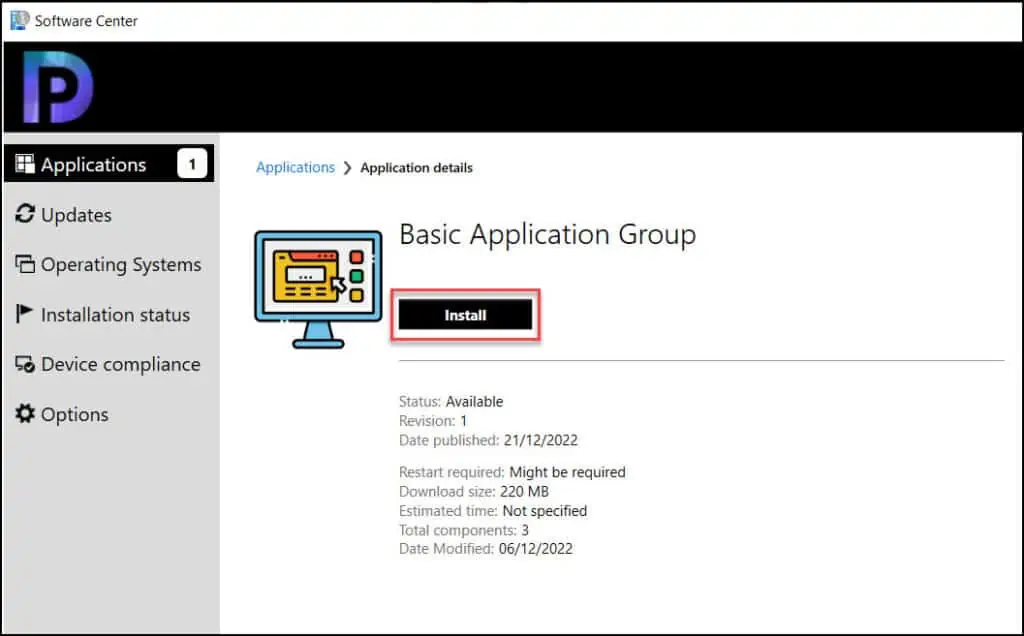 Testing the Application Groups Deployment