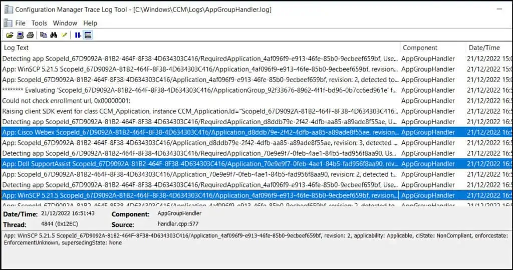 Testing the Application Groups Deployment