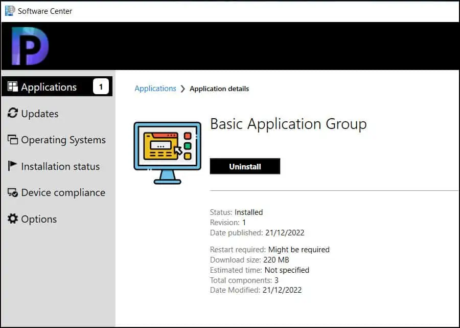 Monitor the deployment Status of SCCM Application Groups