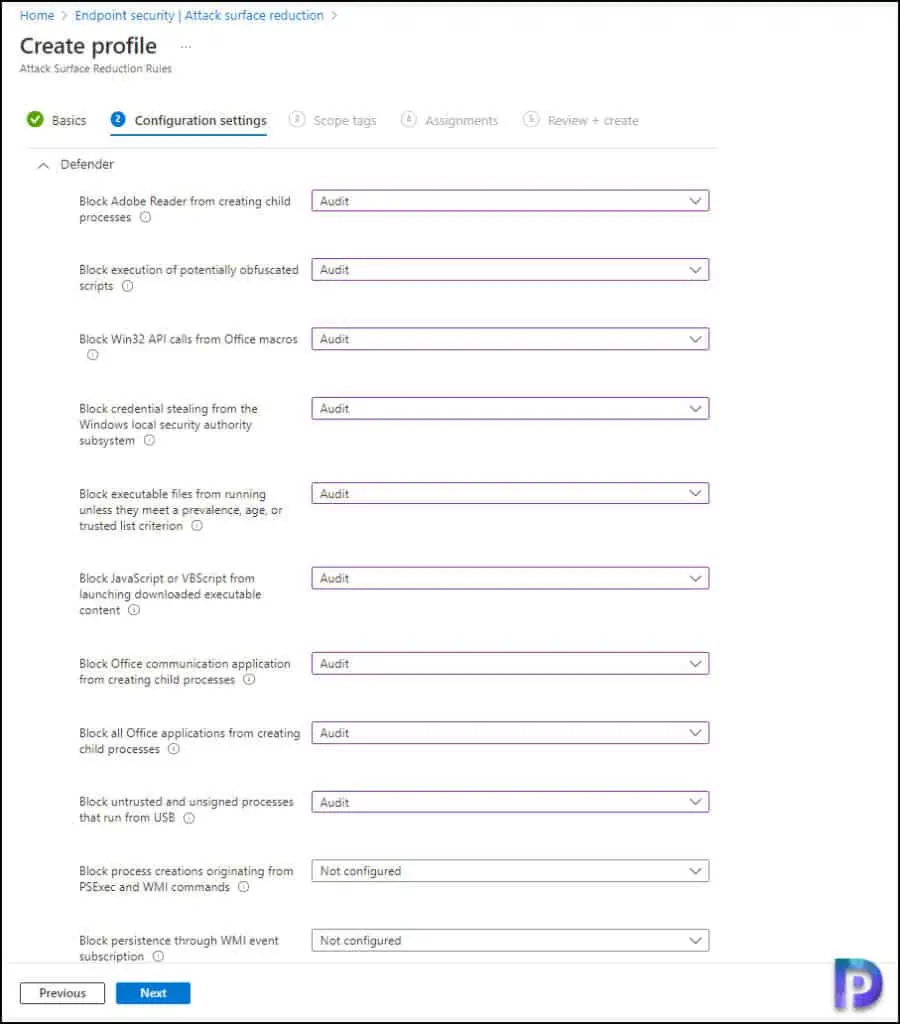 Configure ASR Rules using MEM | Intune