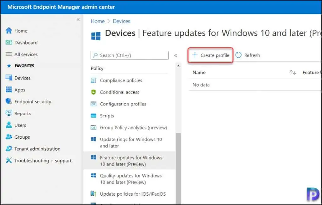 Upgrade to Windows 11 Using Intune Feature Update Deployment