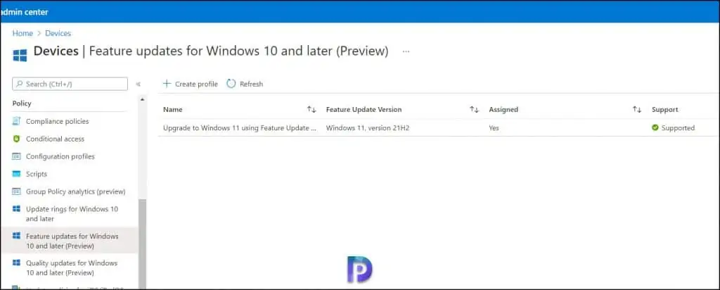 Upgrade to Windows 11 Using Intune Feature Update Deployment