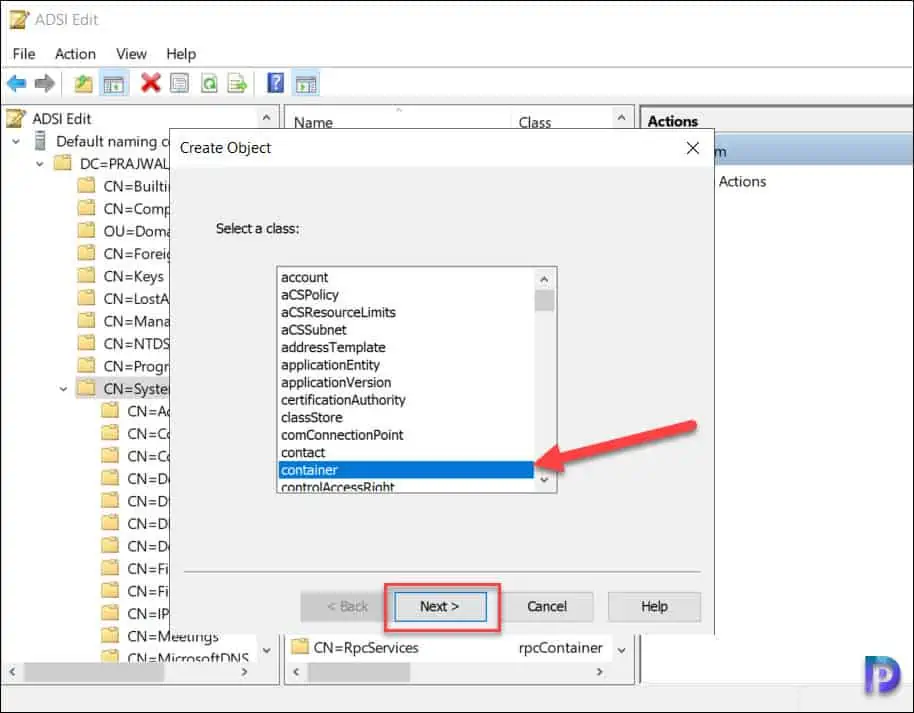 Create System Management Container for SCCM