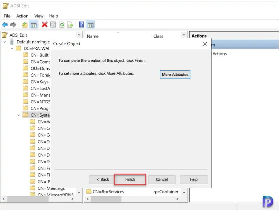 Create System Management Container for SCCM