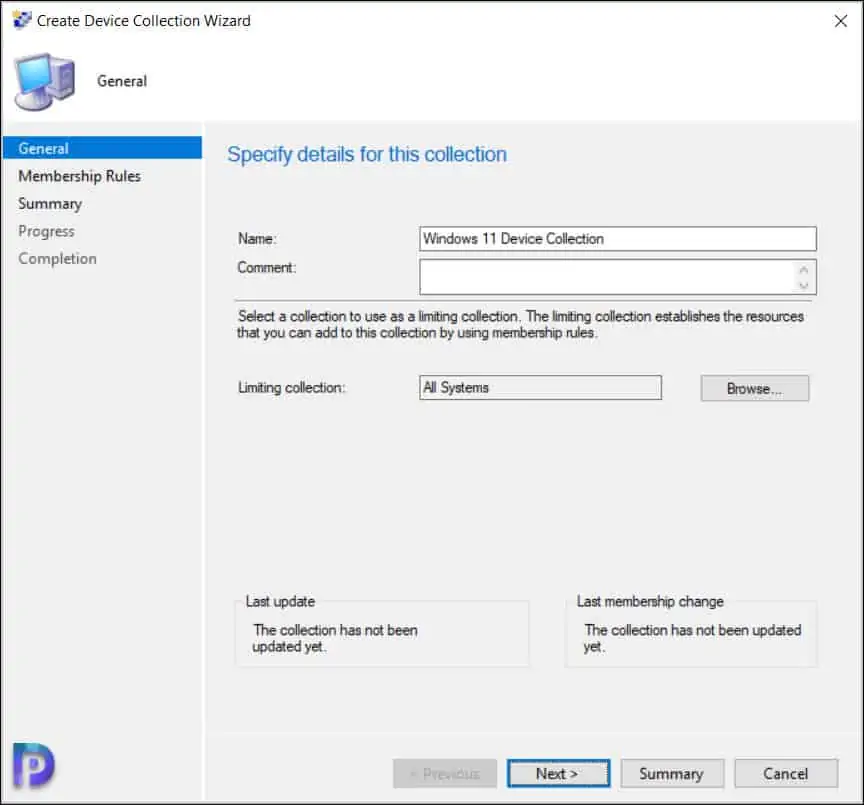 Create Windows 11 SCCM Device Collection