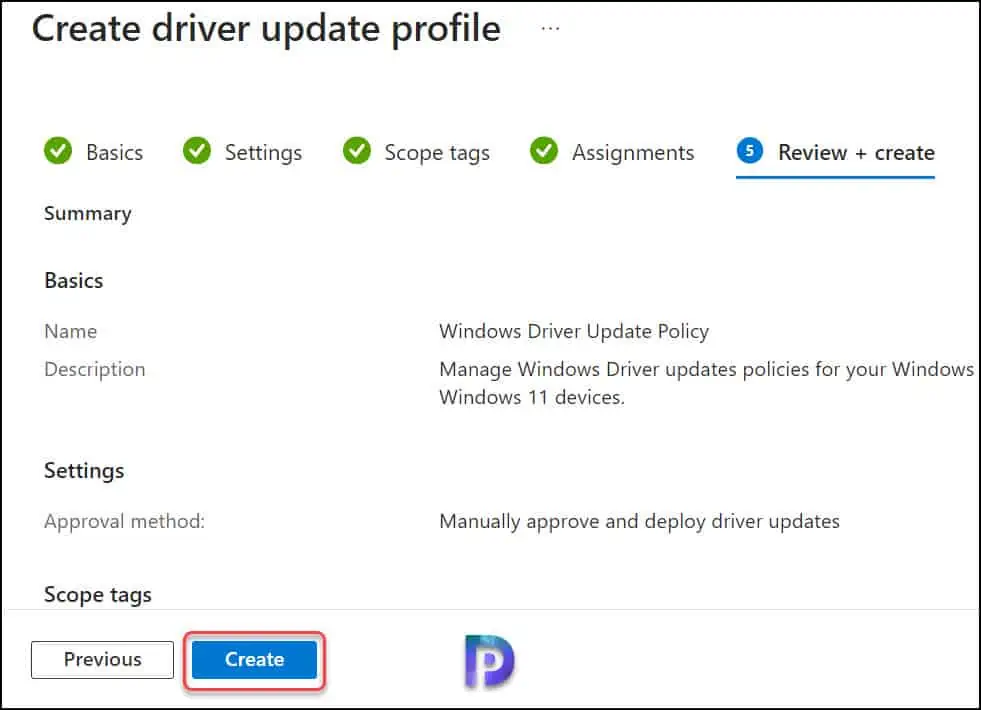 Create Windows Driver Update Policies in Intune