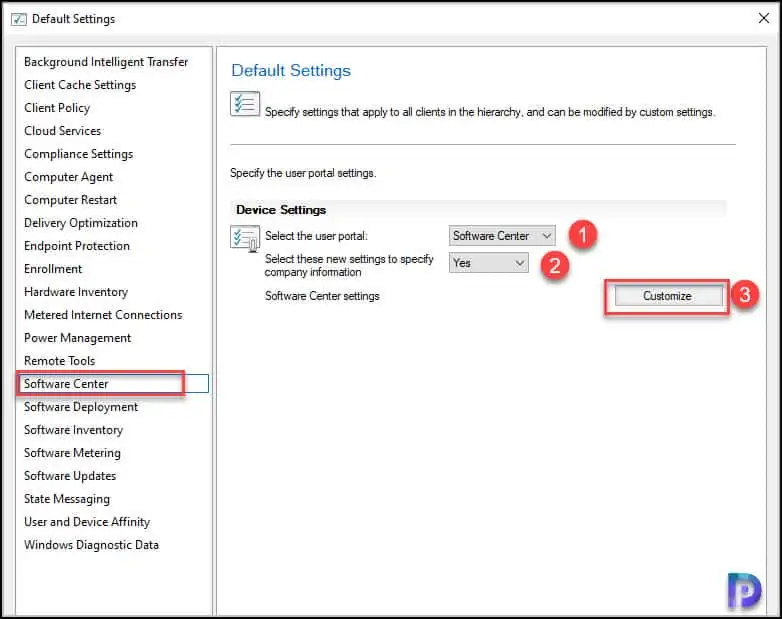 Customize ConfigMgr Software Center