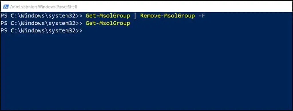 Delete Orphaned Groups in Azure AD PowerShell